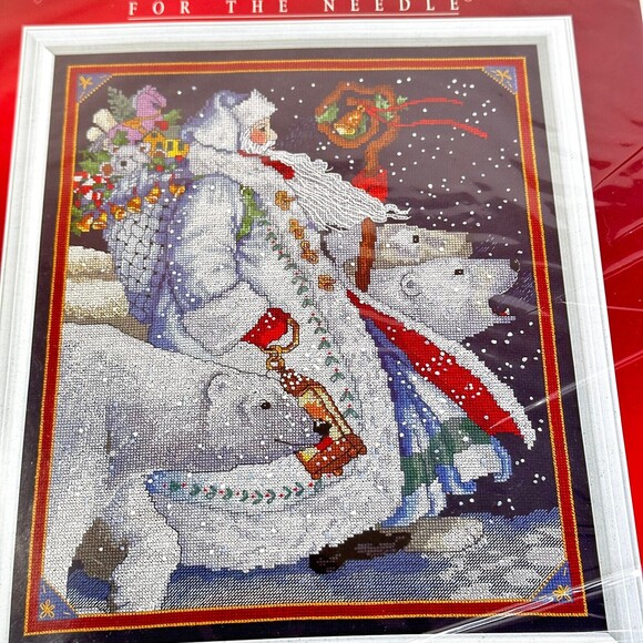 Cross Stitch Designs for the Needle Polar Santa New Sealed - Picture 2 of 5